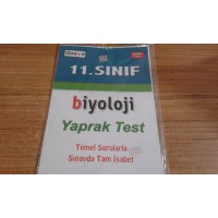 11. SINIF BİYOLOJİ YAPRAK TEST (24 ADET)