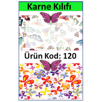 Karne Kılıf Kod: 120, Kelebekler