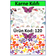 Karne Kılıf Kod: 120, Kelebekler