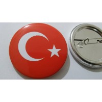 Türk Bayrağı Rozeti (44 mm)