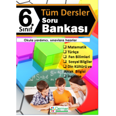 6. Sınıf Tüm Dersler Soru Bankası - Derman Yayınları