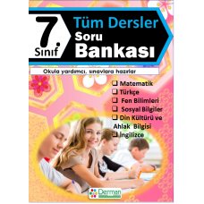 7. Sınıf Tüm Dersler Soru Bankası - Derman Yayınları